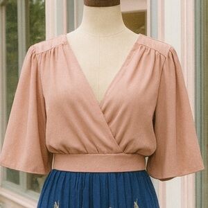 Elegant Pink blouse 2X top only !!!!